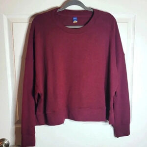 OLD NAVY Cropped Vintage French-Terry shirt for Women (New)